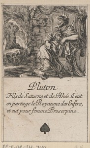 Pluto by Stefano della Bella, created 1620 - 1664, in paper; etching. Download this artwork as a high-resolution wallpaper for desktop, tablet, or mobile. — Stefano della Bella Wallpaper
