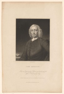 Portret van John Harrison by William Holl II, created 1835, in paper; etching; stippelwerk. Download this artwork as a high-resolution wallpaper for desktop, ta — William Holl II Wallpaper