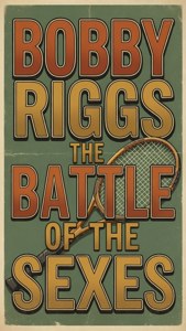 Design d'affiche rétro avec Bobby Riggs
