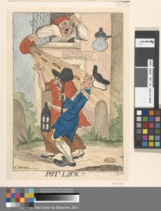 Pot Luck by Richard Newton, in Etching, hand-colored. Download this artwork as a high-resolution wallpaper for desktop, tablet, or mobile. — Richard Newton Wallpaper