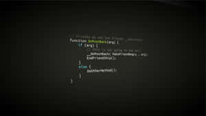 Glowing code snippet on dark gradient background showing friendship-ending logic. — Programming Picture