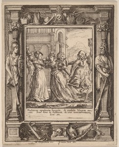 Queen by Wenceslaus Hollar, created 1651, in etching with border "Minerva and Hercules" (Pennington 233B). Download this artwork as a high-resolution wallpaper — Wenceslaus Hollar Wallpaper
