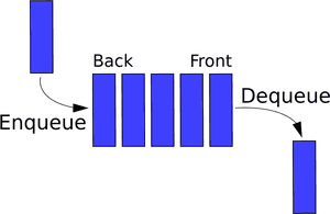 Abstraktes digitales Muster aus blauen Rechtecken auf schwarzem Hintergrund — Chart Wallpaper