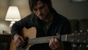 Joel si perde nella musica in un momento pacifico.