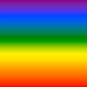 Un colorido degradado de arcoíris horizontal de púrpura a rojo