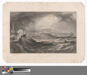 Ramsgate, Kent by Robert Wallis, in Etching and engraving; engraver's proof on medium, slightly textured, cream wove paper. Download this artwork as a high-reso — Robert Wallis Wallpaper