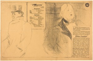 Raphaël; Salomé by Henri de Toulouse-Lautrec, created 1896, in lithograph in black on light brown wove paper. Download this artwork as a high-resolution wallpap — Art Picture