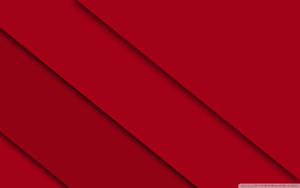 Minimalistisches rotes abstraktes digitales Kunstwerk mit diagonalen, geschichteten Paneelen. — Rot Wallpaper