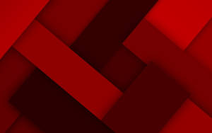 Motivo geometrico astratto rosso con forme e ombre stratificate. — Design Sfondi