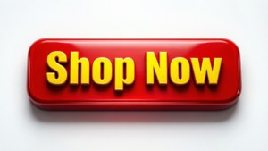 A red 3d button with yellow text that says shop now. — Glossy Wallpaper