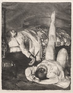 Reducing, Small, Third Stone by George Bellows, created 1921, in lithograph. Download this artwork as a high-resolution wallpaper for desktop, tablet, or mobile — George Bellows Wallpaper