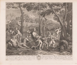 Rinaldo en Armida by Guillaume Chasteau, created 1645 - 1683, in paper; etching; engraving. Download this artwork as a high-resolution wallpaper for desktop, ta — Guillaume Chasteau Wallpaper