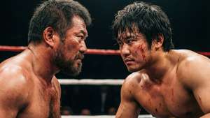 Gearless Joe and Yuri face off in a tense ring battle.