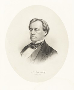 Robert Augustus Toombs by Leopold Grozelier, created 1855, in Lithograph with tintstone on paper. Download this artwork as a high-resolution wallpaper for deskt — Leopold Grozelier Wallpaper