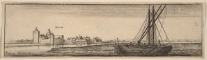 Roerort by Wenceslaus Hollar, created c. 1632, in etching on laid paper. Download this artwork as a high-resolution wallpaper for desktop, tablet, or mobile. — Art Picture