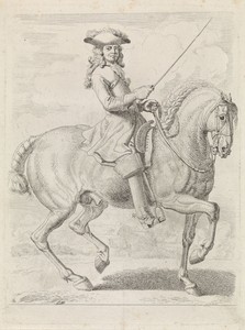 Ruiter in rust by Dirk Maas, created 1669 - 1717, in paper; etching. Download this artwork as a high-resolution wallpaper for desktop, tablet, or mobile. — Art Wallpaper