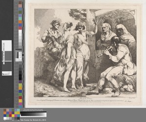 Rustick Dance by Robert Blyth, in Etching. Download this artwork as a high-resolution wallpaper for desktop, tablet, or mobile. — Robert Blyth Wallpaper