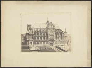 [Saint Eustache, Paris] by Jacques Alexandre Ferrier, created 1854. Download this artwork as a high-resolution wallpaper for desktop, tablet, or mobile.