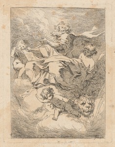 Saint Mark by Jean Honoré Fragonard, created 1763/1764, in etching on laid paper. Download this artwork as a high-resolution wallpaper for desktop, tablet, or m — Jean Honoré Fragonard Wallpaper