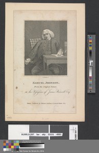 Samuel Johnson by David Edwin, in Engraving. Download this artwork as a high-resolution wallpaper for desktop, tablet, or mobile. — David Edwin Wallpaper