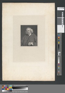 Samuel Johnson by William Camden Edwards, in Steel engraving. Download this artwork as a high-resolution wallpaper for desktop, tablet, or mobile. — William Camden Edwards Wallpaper
