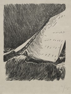 Second Thoughts by George Louis Palmella Busson Du Maurier, created 1866, in wood engraving. Download this artwork as a high-resolution wallpaper for desktop, t — Painting Picture