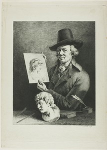 Self-Portrait by Jean Jacques de Boissieu, created 1796, in Etching and drypoint in black on ivory laid paper. Download this artwork as a high-resolution wallpa — Art Picture