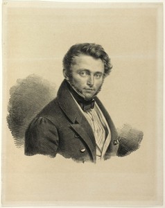 Self-Portrait by Franz Krüger, created c. 1828, in Lithograph on cream wove paper. Download this artwork as a high-resolution wallpaper for desktop, tablet, or — Franz Krüger Wallpaper