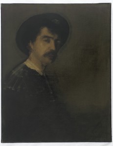 Self-Portrait by James McNeill Whistler, created 1870-1875, in Oil on canvas. Download this artwork as a high-resolution wallpaper for desktop, tablet, or mobil — James McNeill Whistler Wallpaper