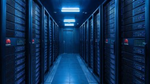 Futuristic data center with Huawei
