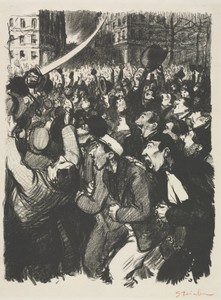 Sheep by Théophile Alexandre Steinlen, created 1898, in lithograph. Download this artwork as a high-resolution wallpaper for desktop, tablet, or mobile. — Painting Picture