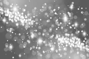 Skimrande silverbakgrund med glödande bokeh och starburst-ljus. — Lysande bakgrund Bakgrundsbilder