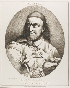 Shylock by John Hamilton Mortimer, created originally published March 15, 1776, published 1809, in Etching on cream wove paper. Download this artwork as a high- — John Hamilton Mortimer Wallpaper