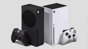 Xbox Series X and Series S consoles displayed side by side.