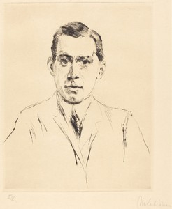 Sigbert Marzynski by Max Liebermann, in drypoint on wove paper [before steel facing]. Download this artwork as a high-resolution wallpaper for desktop, tablet, — Max Liebermann Wallpaper
