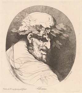 Silenus by Robert Blyth, created 1779, in etching on laid paper. Download this artwork as a high-resolution wallpaper for desktop, tablet, or mobile. — Art Picture