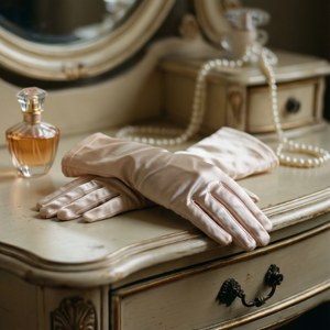 Eleganta silkeshandskar från Phantom Thread
