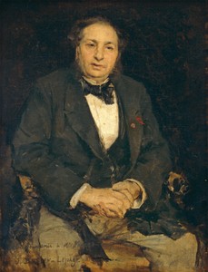 Simon Hayem by Jules Bastien-Lepage, created 1875, in oil on canvas. Download this artwork as a high-resolution wallpaper for desktop, tablet, or mobile. — Jules Bastien-Lepage Wallpaper