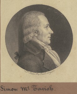 Simon McTavish by Charles B. J. Févret de Saint-Mémin, created 1796-1797, in mezzotint and engraving in black on wove paper mounted to brown wove paper. Downloa — Art Wallpaper