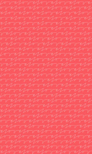 Fondo rosa coral con texto blanco cursivo love repetido en filas horizontales. — Lindo patrón para iPhone Fondos de pantalla