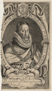 Sir Henry Hobart by Simon van de Passe, created 1641, in engraving. Download this artwork as a high-resolution wallpaper for desktop, tablet, or mobile. — Art Wallpaper