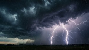 Wither Storm commands lightning and thunder in the sky — Wither storm Wallpaper