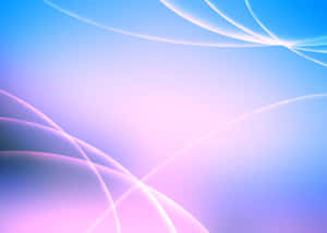 Glowing pastel blue and pink curved lines on a gradient background.