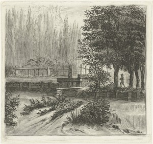 Sluis by Louis Bernard Coclers, created 1756 - 1817, in paper; etching; drypoint. Download this artwork as a high-resolution wallpaper for desktop, tablet, or m — Louis Bernard Coclers Wallpaper