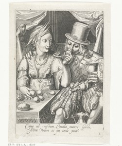 Smaak by Cornelis Boel, created 1663 - 1693, in paper; engraving. Download this artwork as a high-resolution wallpaper for desktop, tablet, or mobile. — Cornelis Boel Wallpaper