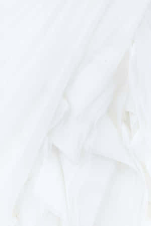Close-up de tecido de tule branco com dobras macias e camadas translúcidas — White HD Papéis de Parede