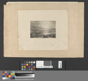 Solomon's Pools by James Stephenson, in Etching and engraving, with graphite and scraping out; touched engraver's proof on medium, slightly textured, beige wove — James Stephenson Wallpaper