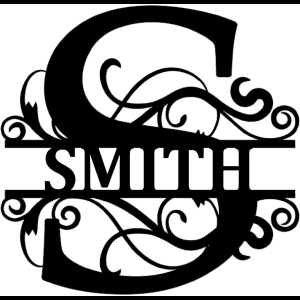Split Monogram S Design — Free Split Monogram Files SVG