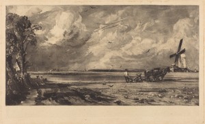Spring by David Lucas, created in or after 1829, in mezzotint [progress proof]. Download this artwork as a high-resolution wallpaper for desktop, tablet, or mob — David Lucas Wallpaper