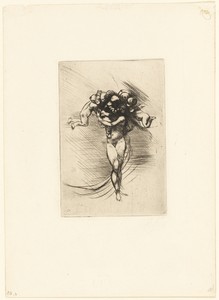 Springtime by Auguste Rodin, created c. 1878, in Drypoint on ivory laid paper. Download this artwork as a high-resolution wallpaper for desktop, tablet, or mobi — Auguste Rodin Wallpaper